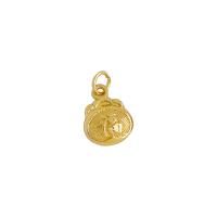 Brass Jewelry Pendants, Money Bag, high quality plated, DIY, gold, 13x10mm, Sold By PC