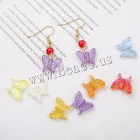 Porcelain Jewelry Beads Acrylic Butterfly DIY Approx 1.5mm Sold By Bag