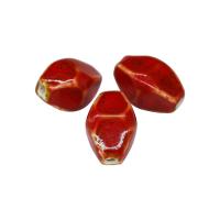 Porcelain Jewelry Beads Rhombus handmade DIY Approx 3mm Sold By PC
