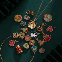 Brass Nakit perle, Mesing, možete DIY & različitih stilova za izbor & emajl, 8-14mm, Prodano By PC