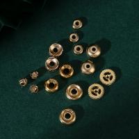 Messing spacer perler, guldfarve belagt, du kan DIY & forskellige stilarter for valg, Solgt af PC