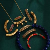 Koperen pijp Beads, Messing, DIY & verschillende stijlen voor de keuze & glazuur, 5-57mm, Verkocht door PC