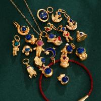 Brass Nakit perle, Mesing, možete DIY & različitih stilova za izbor & emajl, 8-21mm, Prodano By PC