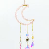 Wind Chimes Outdoor and Home Decoration  Quartz Moon handmade for home and office & hanging nickel lead & cadmium free 45CM Sold By PC