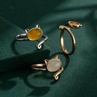 Brass Ring Bezel Základní, Mosaz, Kočka, DIY & různé velikosti pro výběr, více barev na výběr, Otvor:Cca 3mm, Prodáno By PC