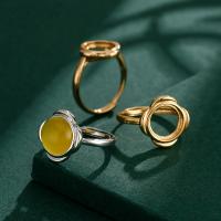 Messing Bezel Ring Base, plated, DIY & verschillende grootte voor keus, meer kleuren voor de keuze, Verkocht door PC
