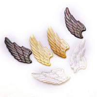 Shell Pendants Natural Seashell Wing Shape Carved DIY & double-hole Sold By PC