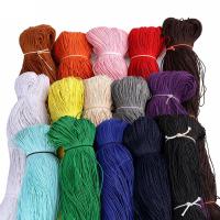 Voks Cord, Vokset Cotton Cord, du kan DIY & forskellig størrelse for valg, flere farver til valg, Solgt af Lot