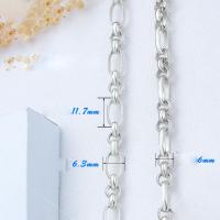 925 Sterling Silver Chains plated DIY silver color 47.5g/1m Sold By G
