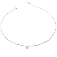 Freshwater Pearl Brass Necklace with Freshwater Pearl with 4.5cm extender chain high quality plated other effects & fashion jewelry & micro pave cubic zirconia & for woman 8mm Length 42.5 cm Sold By PC
