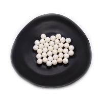 Natural Coral Beads Round DIY & half-drilled white 8mm Sold By PC