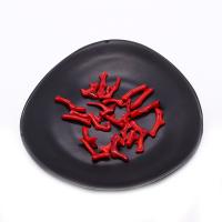 Coral Přívěsky, Syntetický Coral, DIY, červený, 4x15-8x30mm, Prodáno By PC
