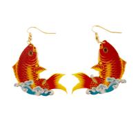 Acrylic Jewelry Earring Animal fashion jewelry & for woman Sold By Pair