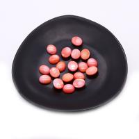 Natural Gemstone Cabochons Coral Oval DIY pink Sold By PC