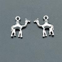 Zinc Alloy Animal Pendants Camel antique silver color plated vintage & DIY nickel lead & cadmium free Approx Sold By Bag