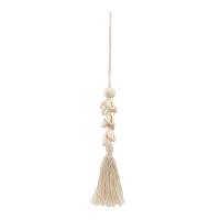 Cotton Thread Bag Pendant with Shell multifunctional 250mm Sold By PC