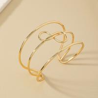 Zinc Alloy Bangle plated fashion jewelry & for woman & hollow nickel lead & cadmium free Inner Approx 60mm Sold By PC
