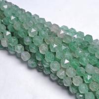 Natural Quartz Jewelry Beads Strawberry Quartz DIY & faceted green Sold Per Approx 38-40 cm Strand