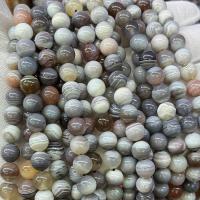 Naturliga Botswana Agate Pärlor, Rund, DIY & olika storlek för val, Såld Per Ca 39 cm Strand