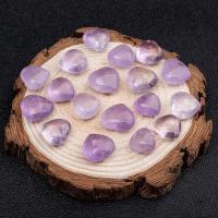 Natural Amethyst Beads Heart handmade DIY Sold By PC
