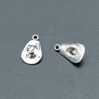 Zinc Alloy Hat Pendants antique silver color plated vintage & DIY nickel lead & cadmium free Approx Sold By Bag