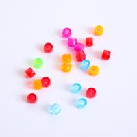 Plastic Beads Polystyrene Flat Round injection moulding DIY mixed colors Sold By Bag