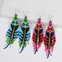 Earring Jewelry Seedbead with 304 Stainless Steel fashion jewelry & for woman Sold By Pair