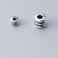 925 Sterling Silver Spacer Bead Antique finish DIY silver color Sold By PC