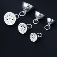 925 Sterling Silver Pendant polished DIY silver color Sold By PC