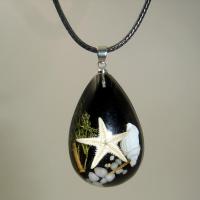 Resin Pendant with 304 Stainless Steel Unisex & epoxy gel Approx Sold By Lot