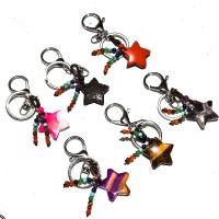 Iron Key spona, Železo, s Drahokam, Hvězda, módní šperky & různé materiály pro výběr, více barev na výběr, 30x30x8mm, Prodáno By PC