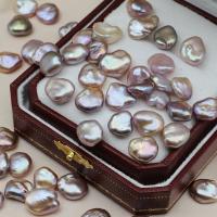 Cultured Baroque Freshwater Pearl Beads DIY & no hole purple 10-11mm Sold By PC