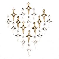 Zinc Alloy Pendants plated vintage & DIY & hollow nickel lead & cadmium free Approx Sold By Bag