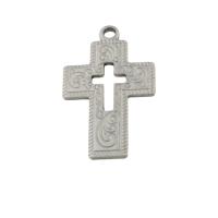 Stainless Steel Cross Pendants 304 Stainless Steel fashion jewelry & Unisex original color Approx 2mm Sold By PC