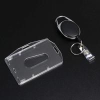 PC Plastic Card Holder with Zinc Alloy retractable Sold By PC