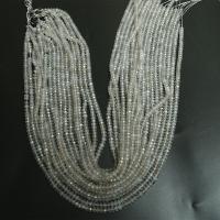 Perline naturali in agata grigio, DIY, 2x4mm, Venduto per Appross. 16 pollice filo