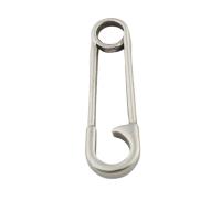 Stainless Steel Pendants, 304 Stainless Steel, Safety Pin, fashion jewelry & Unisex, original color, 9x31x2mm, Hole:Approx 5mm, Sold By PC