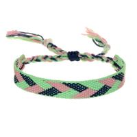 Chain Woven Bracelets Polyester and Cotton handmade fashion jewelry & Unisex 1.2CM Length Approx 16-26 cm Sold By PC