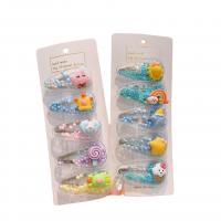 Plastic Children Hair Accessories, 5 pieces & Girl & different styles for choice, 60mm, Sold By Set