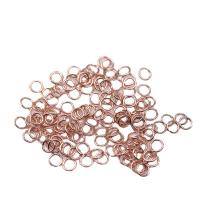 Brass Closed Jump Ring plated DIY Sold By Bag