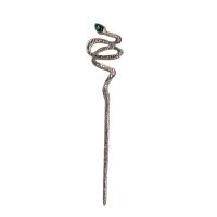 عصا الشعر, حديد, ثعبان, مجوهرات الموضة & مع حجر الراين, المزيد من الألوان للاختيار, 170mm, تباع بواسطة PC