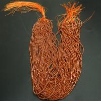 Agaat kralen, DIY & verschillende grootte voor keus, roodachtig oranje, Per verkocht Ca 16 inch Strand