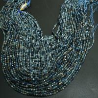 Blandade Gemstone Pärlor, Turmalin, DIY & olika storlek för val, blå, Såld Per Ca 16 inch Strand