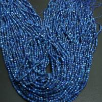 Perles de pierres précieuses mixtes, disthène, DIY & normes différentes pour le choix, couleur bleu foncé, grade A, Vendu par Environ 16 pouce brin