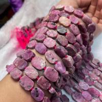 Perles bijoux en pierres gemmes, Pierre naturelle, poli, DIY, rose, 10x14mm, Vendu par Environ 38-40 cm brin