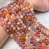 Perles agates, Agate salée, poli, DIY, 8mm, Vendu par Environ 38-40 cm brin