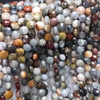 Gemstone Jewelry Beads Hawk-eye Stone polished DIY Sold Per Approx 38-40 cm Strand