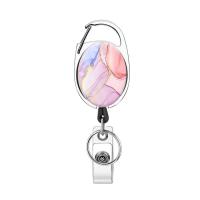 Jewelry Accessories Zinc Alloy with Marble retractable & epoxy gel nickel lead & cadmium free 6.8u00d73.4cm 65cm Sold By PC