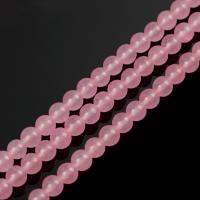 Natural Chalcedony Bead Pink Calcedony Round DIY pink Sold Per Approx 38-39 cm Strand