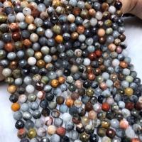 Grânulos de gemstone jóias, Pedra-olho do falcão, polido, DIY, 8mm, vendido para Aprox 38-40 cm Strand